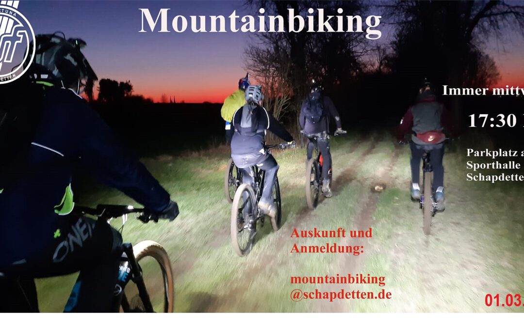Training der Mountainbiker in den Baumbergen