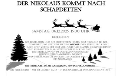Nikolausfeier am 06.12.2025